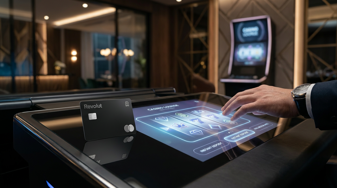 Luxusní prostředí online casina s platební kartou Revolut