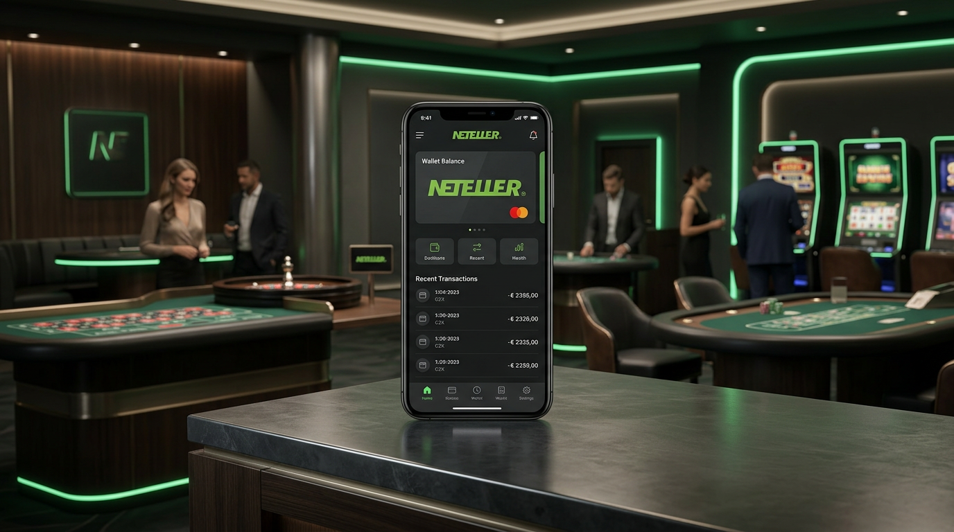 Prémiové Neteller online kasino a rychlé platby